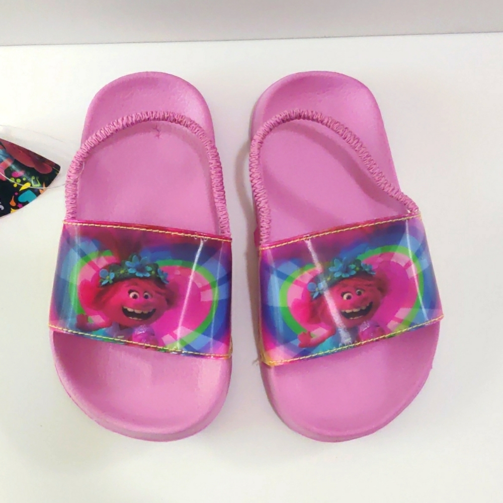 Trolls Shoes Toddler Girls Size 5/6 7/8 9/10 Lenticular Image